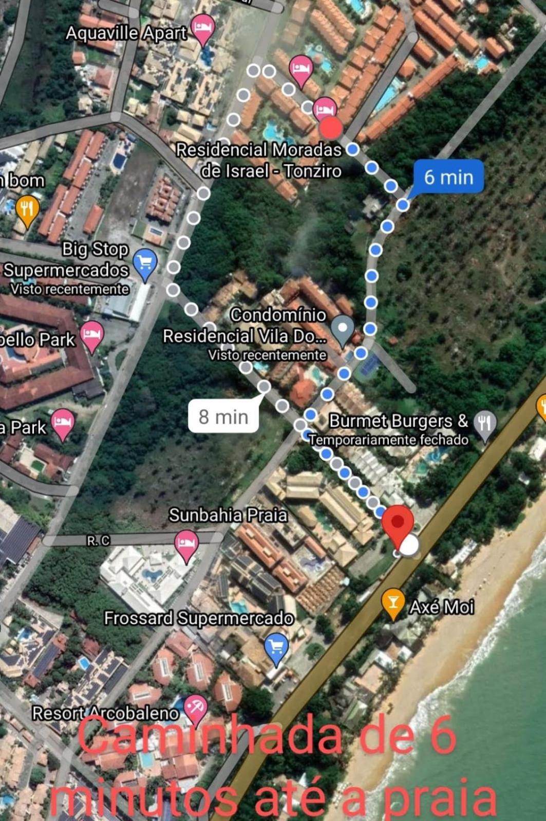 Casa Praia De Taperapuan Em Porto Porto Seguro Esterno foto